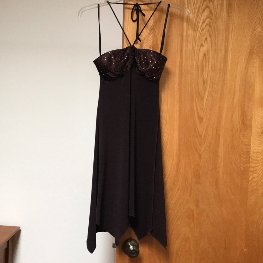 Brown formal dress